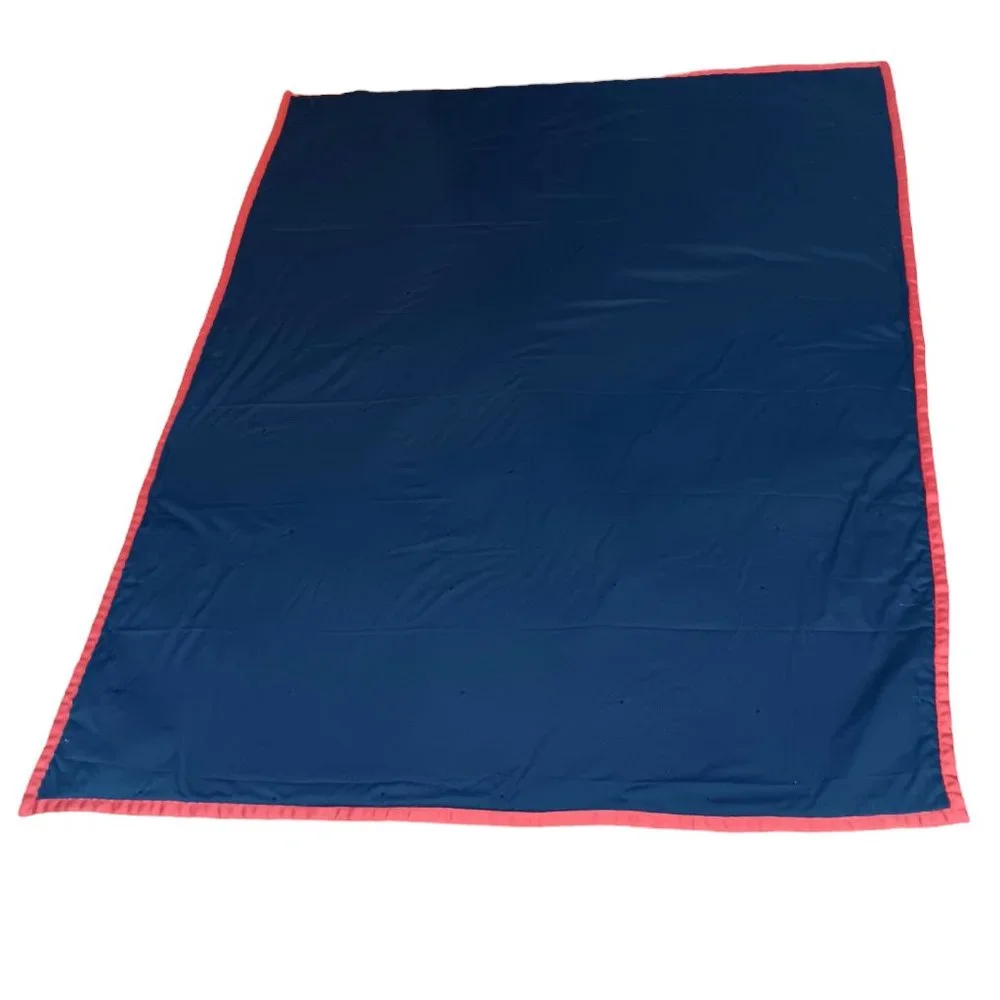 Handmade Batman Quilt Blanket Red Blue Grey Reversible